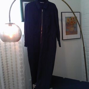 Steve Madden Black Jumpsuit with Zipper